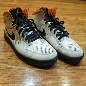 Nike Air Jordan Alpha 1 Birch Black Orange Blaze S